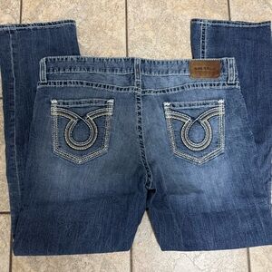 Big Star Men's Boot Cut Jeans in Dark Blue